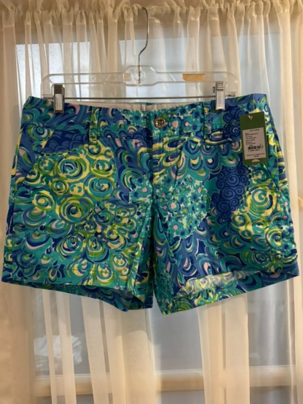 Lilly Pulitzer Callahan Short Lillys Lagoon Size 10